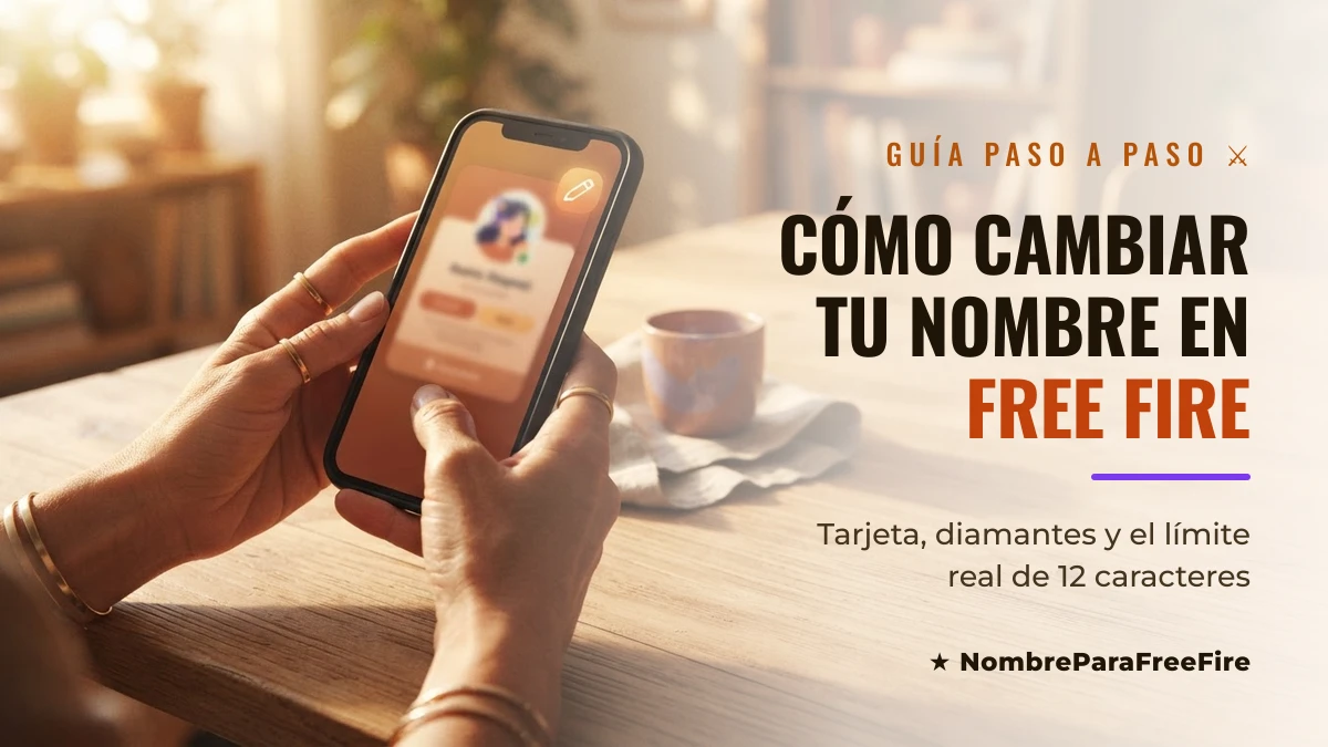 Cómo cambiar tu nombre en Free Fire desde el perfil