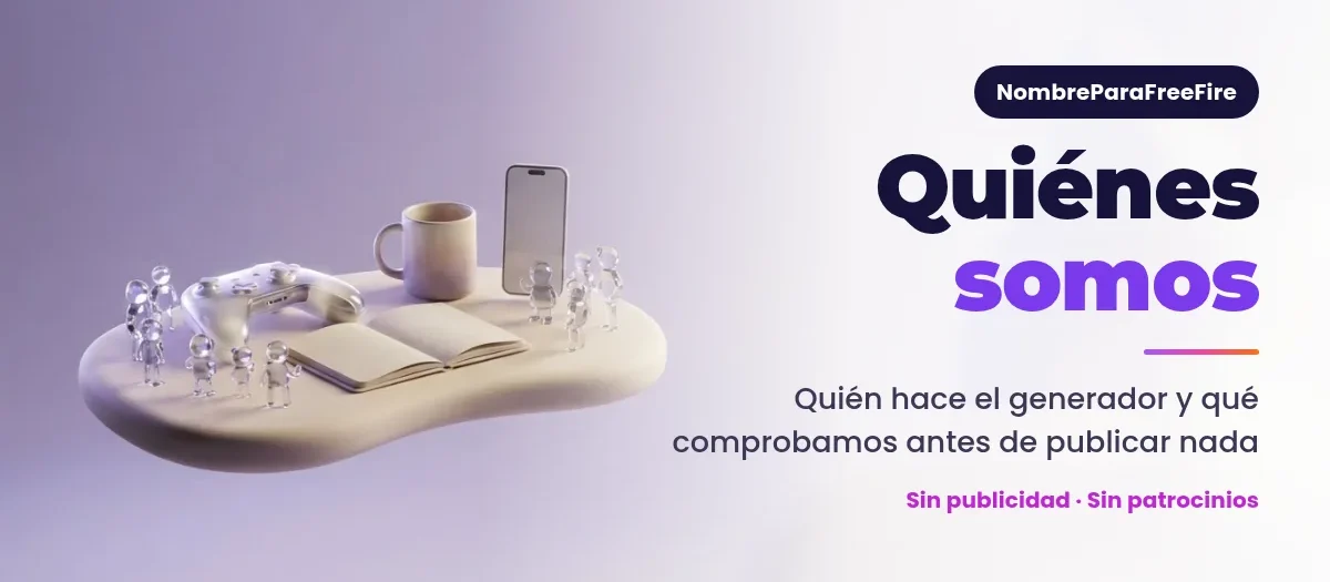 Equipo editorial de NombreParaFreeFire: quiénes somos