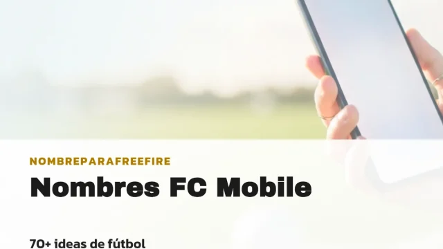 Nombres para FC Mobile: ideas con símbolos para copiar