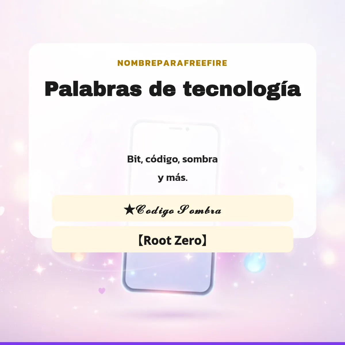 Ejemplos de nombres de hackers para juegos con número de caracteres