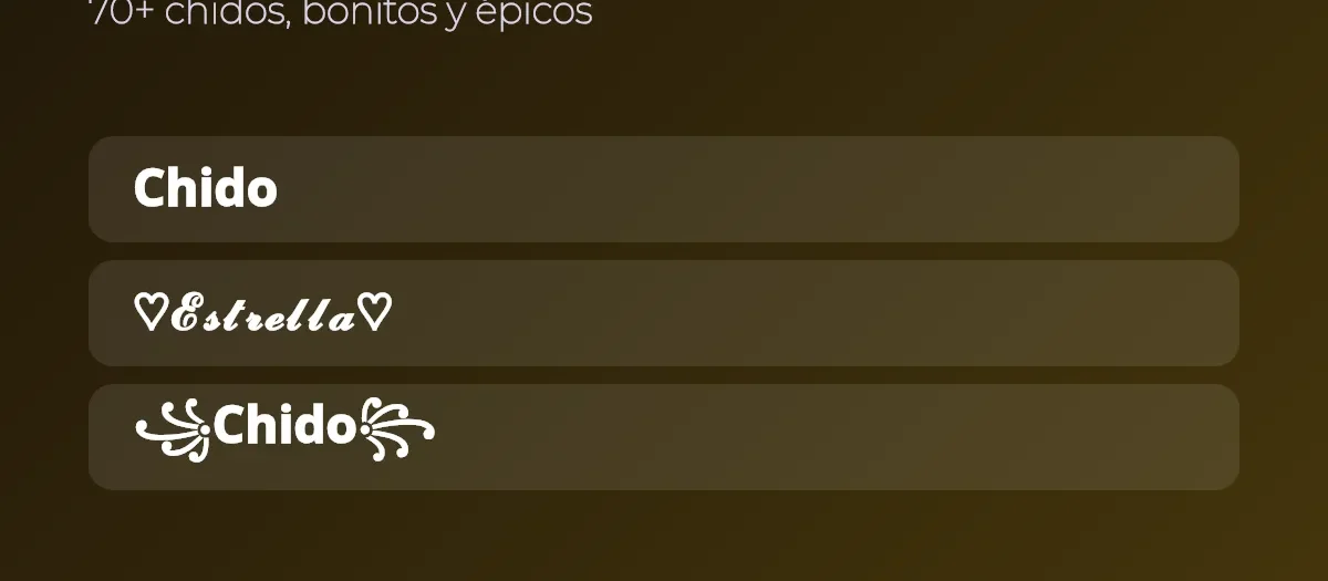 Nombres chidos y bonitos para Free Fire con símbolos